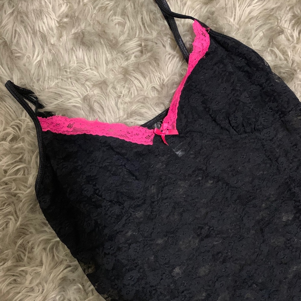 Lace sleepwear babydoll
